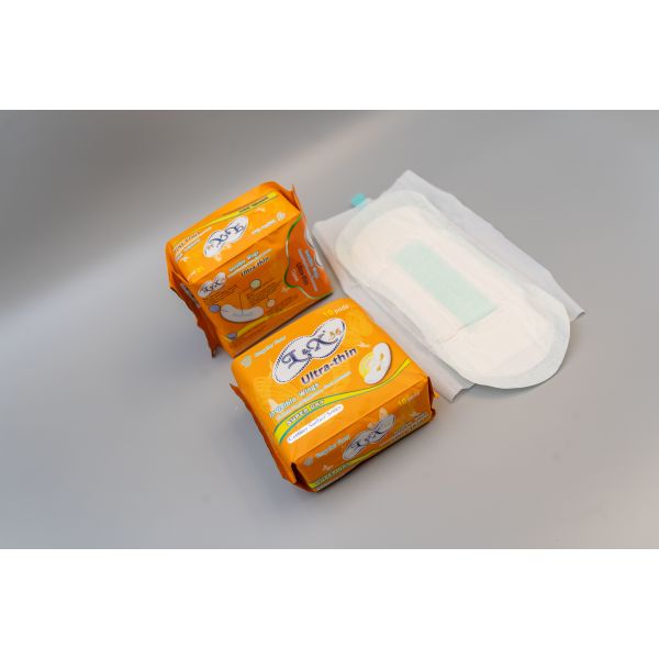 Natural Plant Essences Women Sanitary Napkins Individually Wrapped External Ultra Thin Breathable Absorbent Feminine Hygiene Pads