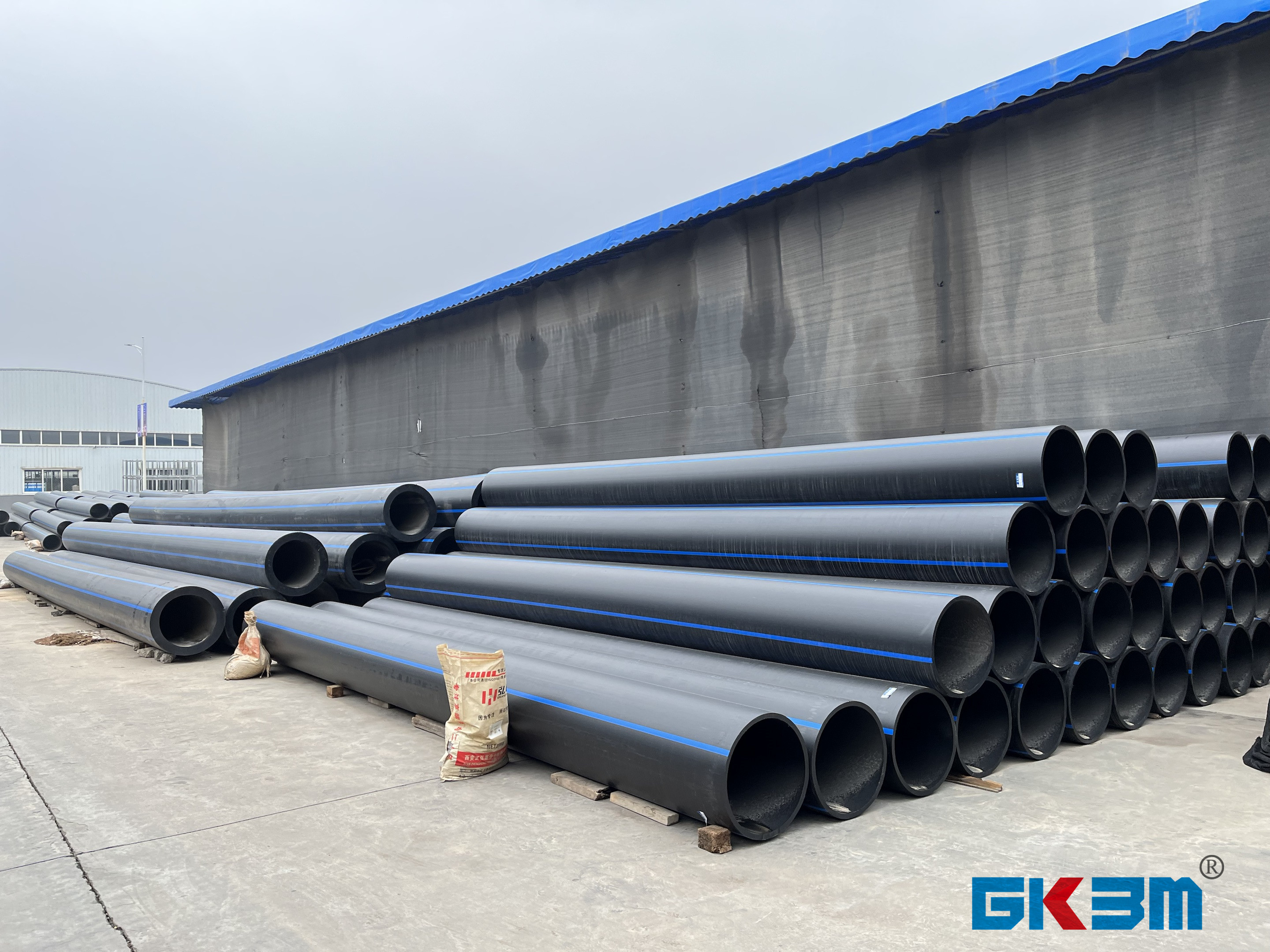 GKBM Greenpy DN35-DN1200 HDPE высокоплотный полиэтиленовый материал для дренажа
