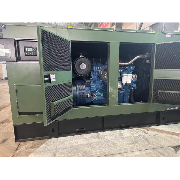 Guangxi Yuchai 375KVA Silent Speaker Diesel Generator Set with Water Cooling System