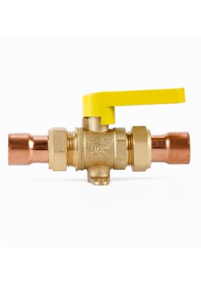 Rustproof Stable Natural Gas Ball Valve , Nontoxic Brass Gasoline Shut Off Valve