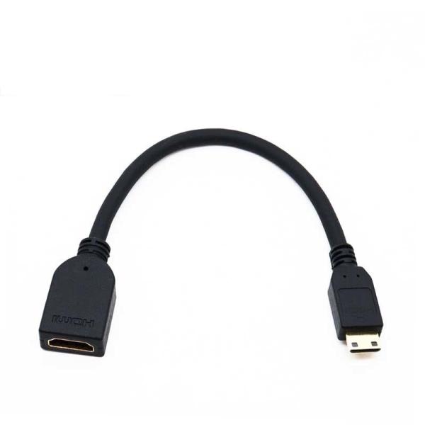 Mini HD-MI Male To HD-MI Female Converter Waterproof Extension Cable For Car Truck Boat Motorcycle Computer