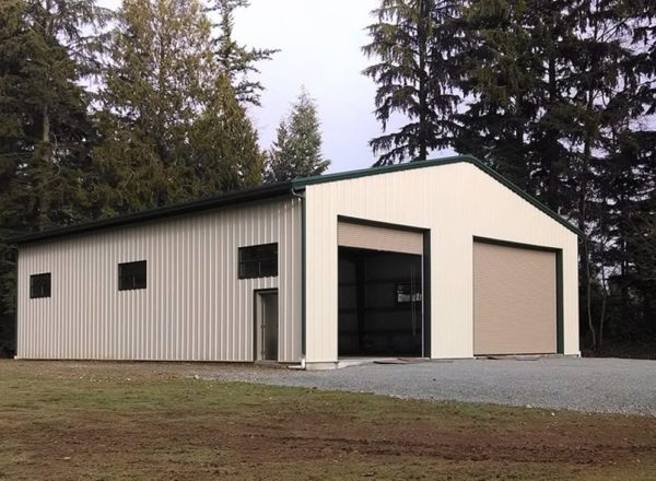 Prefabricated Steel Structure Garage Shed Building Construction For Various Cars