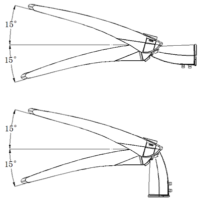 Luces de calle ajustables del ángulo LED con el oscurecimiento del conductor ADC12 160lm/W para el camino