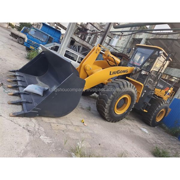 USED ZL50GN 17TONS LIUGONG ZL50CN 5 Ton Wheel Loader with ORIGINAL Hydraulic Pump