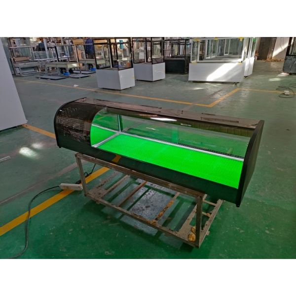 1500mm Sushi Showcase Refrigerator Sushi Display Fridge Static Cooling