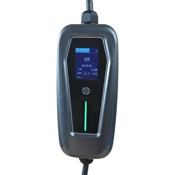 3.5kW Fast EV Charging Cable with 16 Amp Adjustable Current and IP54 Weatherproof Type 2 Connector for Home Use