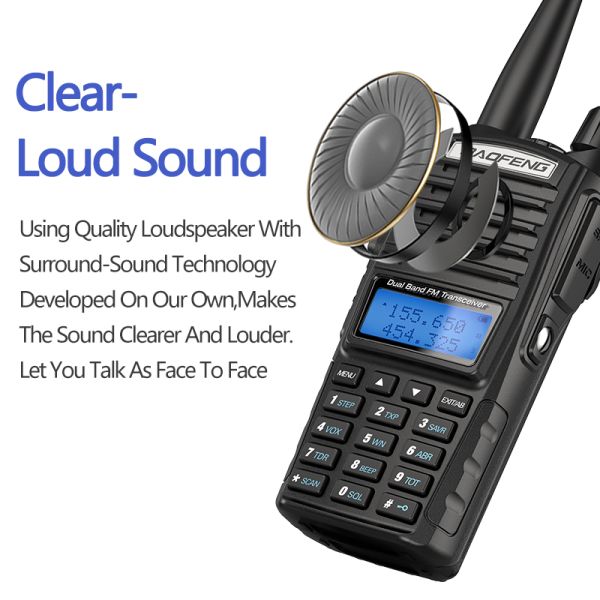 220g Black UV82 8W BAOFENG Dual Band 2 Way Walkie Talkie UV-82 and Top Selling Radio