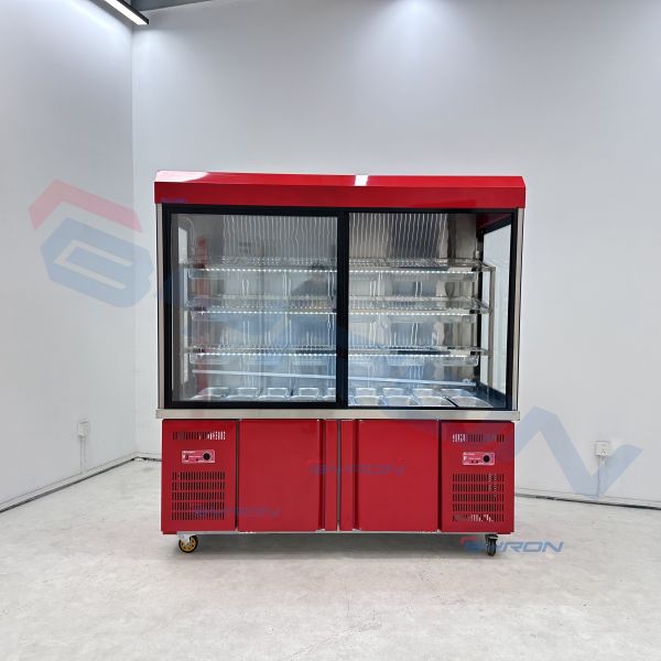Hotpot Commercial Showcase Refrigerator Multi Deck Display Chiller