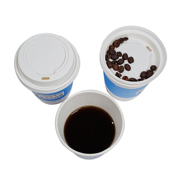 Coupe en papier de café écologique imprimée sur mesure avec logo double paroi, coupe en papier à boisson chaude avec couvercle
