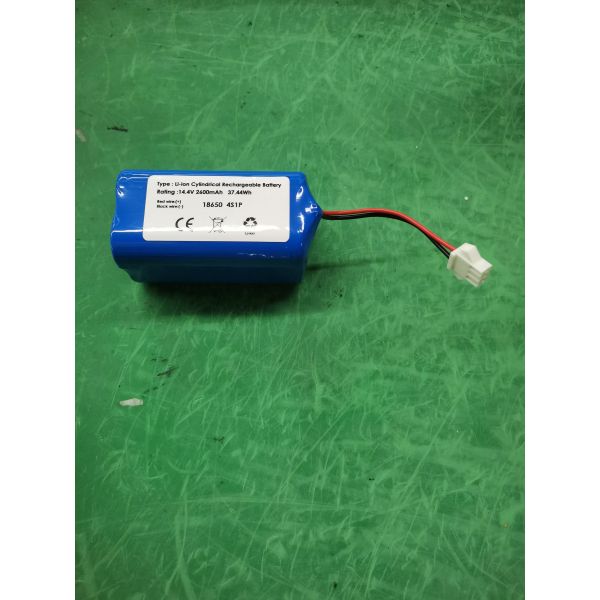 14.4v Lithium Ion Battery Pack LiNiMnCoO2 Customized Lithium Battery 500 Cycles