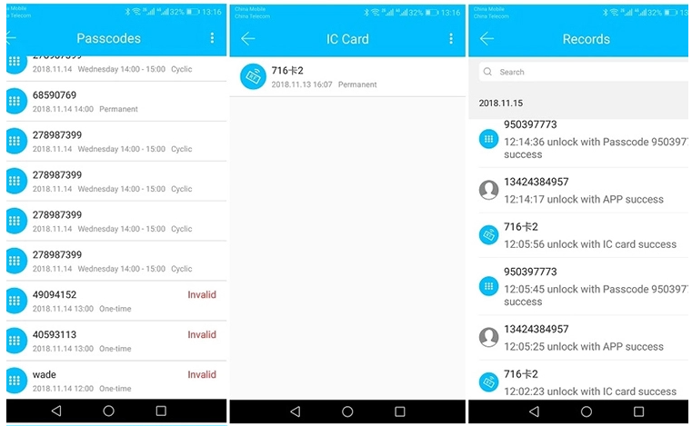 Замок кнопочной панели замка 4xAA Bluetooth комбинации ODM Wifi