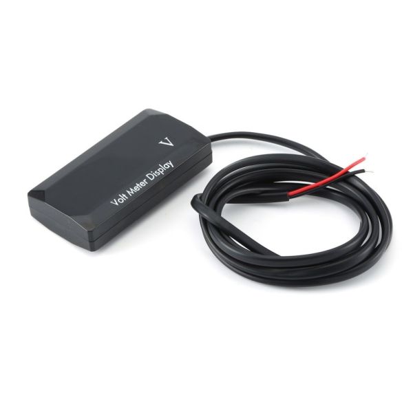 ABS 39cm 12Volt Motorbike Motorcycle Volt Meter Mini LED Display