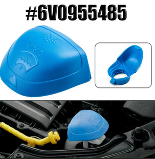 6V0955485 Пластмассовый синий автомобильный ветровый стекло стиральщик стиральная машина жидкость резервуар резервуар крышка для Audi VW SKODA