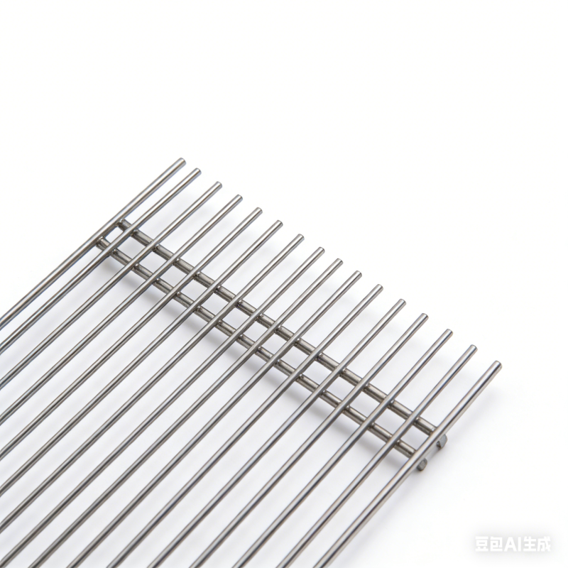 Heavy Duty 304 Stainless Steel Rectangular Grill Net For Outdoor BBQ Cooking