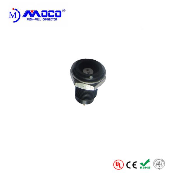 Push Pull  Female Miniature Circular Connectors M7 2 Pin 5000 Mating Cycles