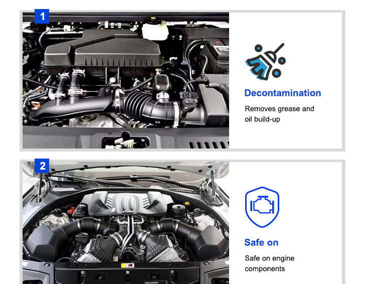 Подгоняйте Degreaser пены двигателя шайбы автомобиля извлеките тяжелое горючее ISO9001/MSDS