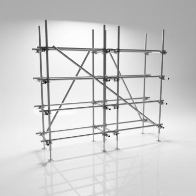 Robust Cuplock Scaffolding System Durable High Rise Building Scaffolding 48.3mm