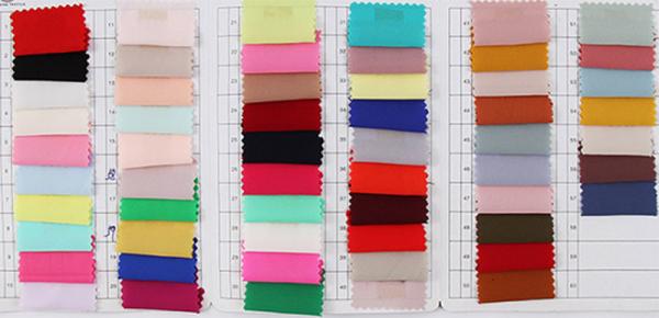 Charmeuse 96 tela chiffon tecida da roupa da tela 150cm do Spandex do poliéster 4