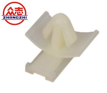Eco - Friendly Automotive Plastic Parts White Clip For Auto Connector Housing