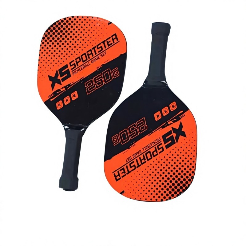Lightweight Pickleball Paddle Set with Poplar Wood Core and 40-Hole Design for Training and Practice
