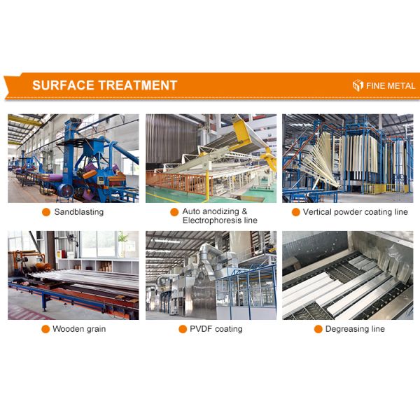 OEM ODM Durable Powder Coated Aluminum Extrusions For Doors And Windows