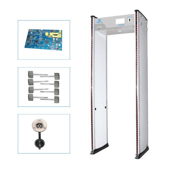24 Zones Walk Through Metal Detector High Density Fireproof With Led Indicator