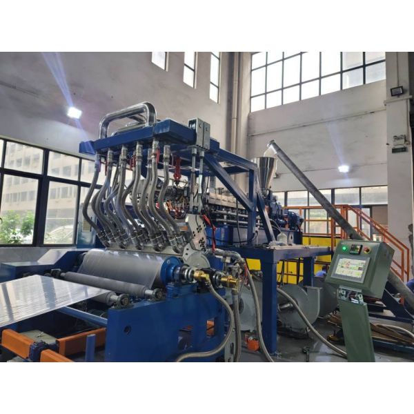 PP CPP CPE Cast Film Extrusion Production Line PLC Intelligent Control