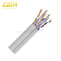 Veste U de CMP de PVC/double câble réseau CAT6 AVANT JÉSUS CHRIST CAT6 d'UTP pour la télécommunication
