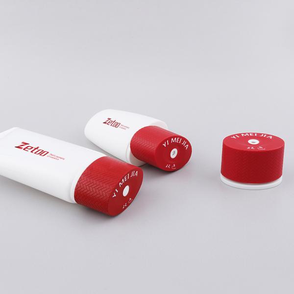 50ml / 100ml Sunscreen Tube Packaging Oval Skin Care Tube Packaging