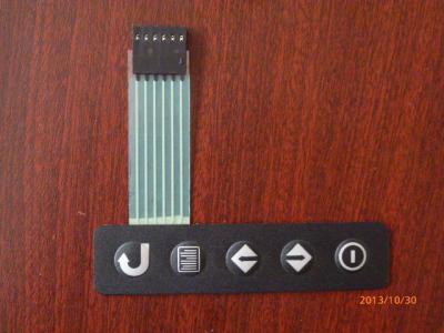 Painel tátil do interruptor de membrana da abóbada do metal do equipamento médico do OEM com cabo liso