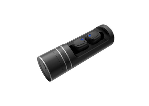 New Design Black Color True Wireless Stereo Earbuds Hi-Fi Stereo Tube Charing Box
