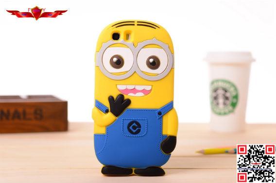 100% Qualify And Brand New Fashion Cartoon Silicone Cover Case For Lenovo A828T Colorful