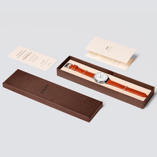 OEM Black Cardboard Watch Gift Box Matt Lamination Printing