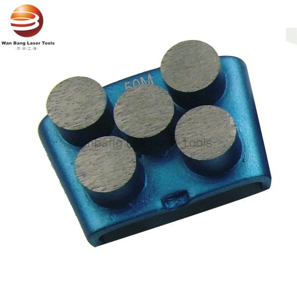 Round Shape Five Segments Diamond Grinding Shoes