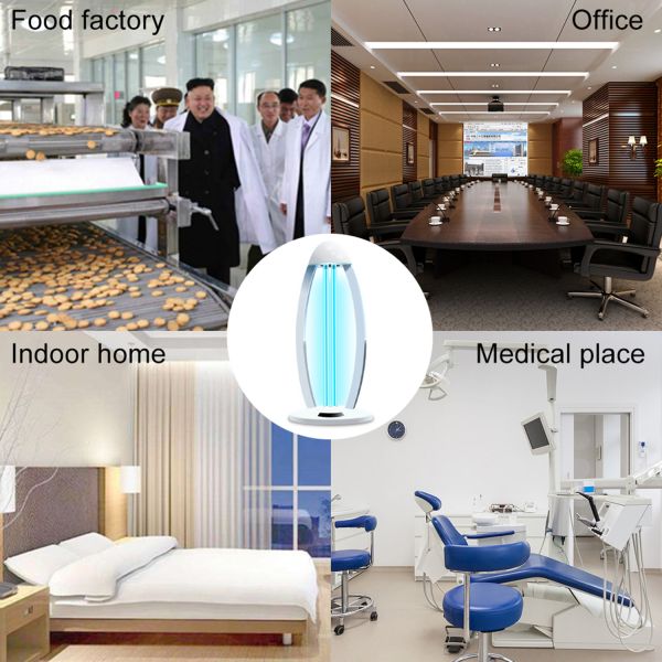 Обеззараживание ультрафиолетового света настольных ламп Ковид-19 офиса медицинское домашнее уникальное привело гермицидную лампу