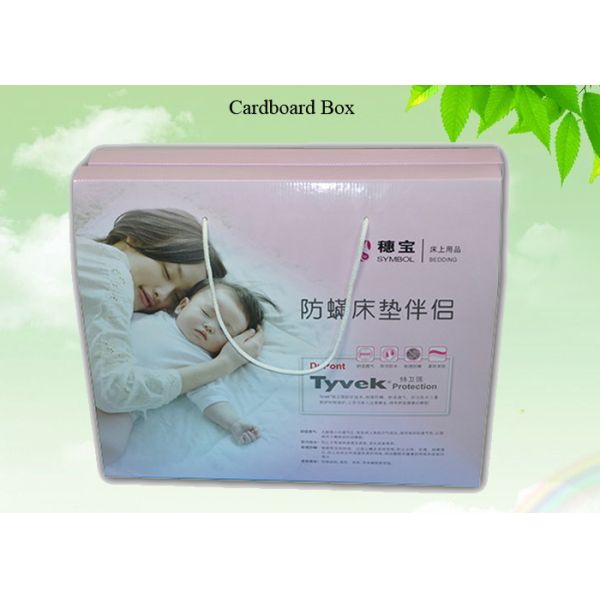 Cotton Quilt Packing CMYK Colors Printed Cardboard Corrugated Box Paper Box packaging for SYMBOL brand Bedding