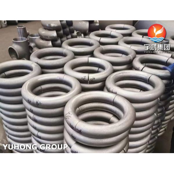Американский стандарт ASTM403 WP321 180 градусов трубы из нержавеющей стали локоть B16.9