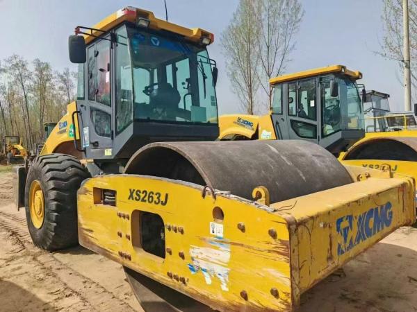 Used XCMG XS263J Vibratory Road Roller  Global Shipping 26t