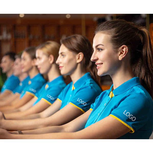 Advertising Loose Custom Work Polo Shirts Personalised Work Polo Shirts Regular Fit