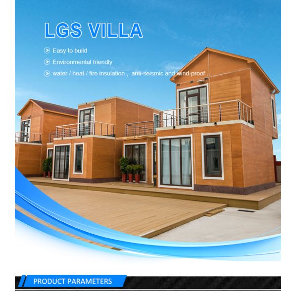 Zontop Light weight steel structure frame lgs houses prefab houses