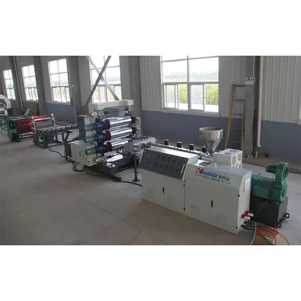 PE/PP/PVC Automatic Plastic Sheet Extruder Making Machine