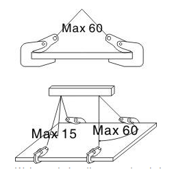 Инструменты желтого цвета поднимаясь, струбцины 800кг стали поднимаясь - 16000кг для подниматься и переносить