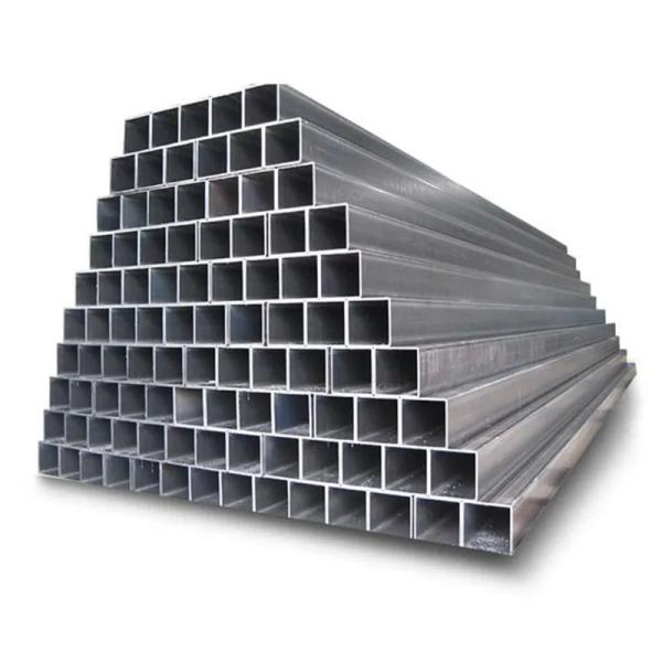O padrão galvanizado da tubulação de aço ASTM A500 soldou as tubulações de aço do quadrado revestido do pó preto