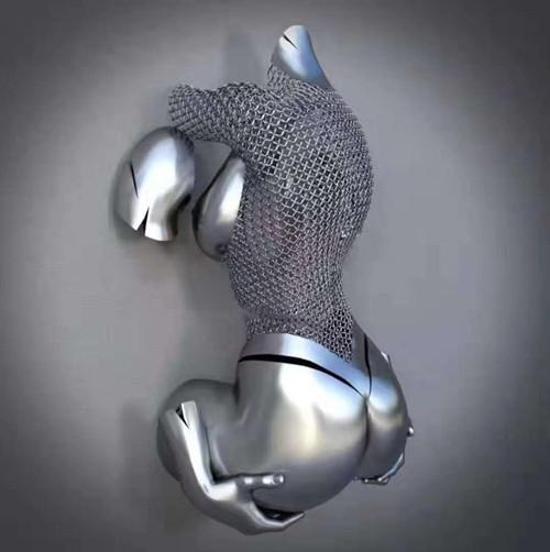 316 304 Steel Sexy Body Home Decor Sculptures For Hanging On The Wall