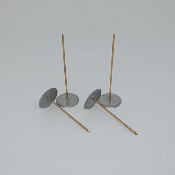 Galvanized Steel Insulation Anchor Pins With Round Self Locking Washer Free Sample