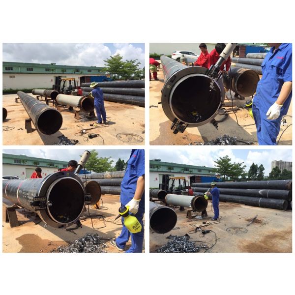 196kgs Split OD Mount Pneumatic Pipe Beveler With Steel Body ODP-914