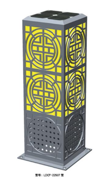 160lm/W 5 Years Warranty Solar Lawn Lamp courtyard lighting With Functional Ornament Effect LED courtyard light