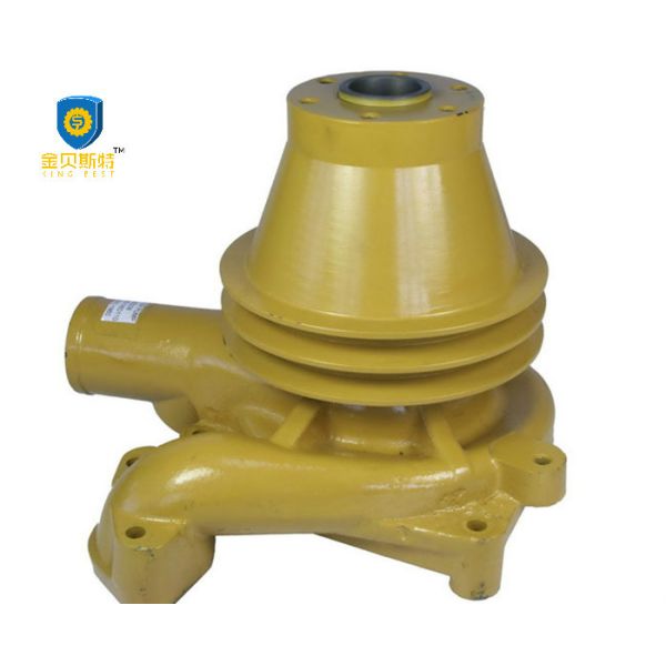 Komatsu Excavator Water Pump 6138-61-1860 Yellow Color Wear Resistant Long Lifespan