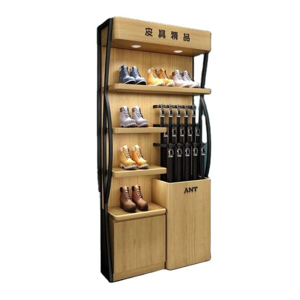 Wooden Display Shelf Rack for Display of Products in Supermarket and Stores