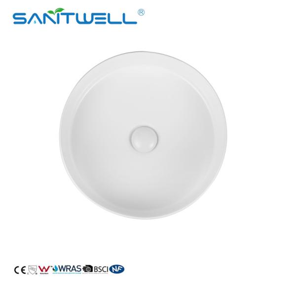 China SUppliers European Style Water Sink Sanitary Ceramic Basin Above Counter Basin